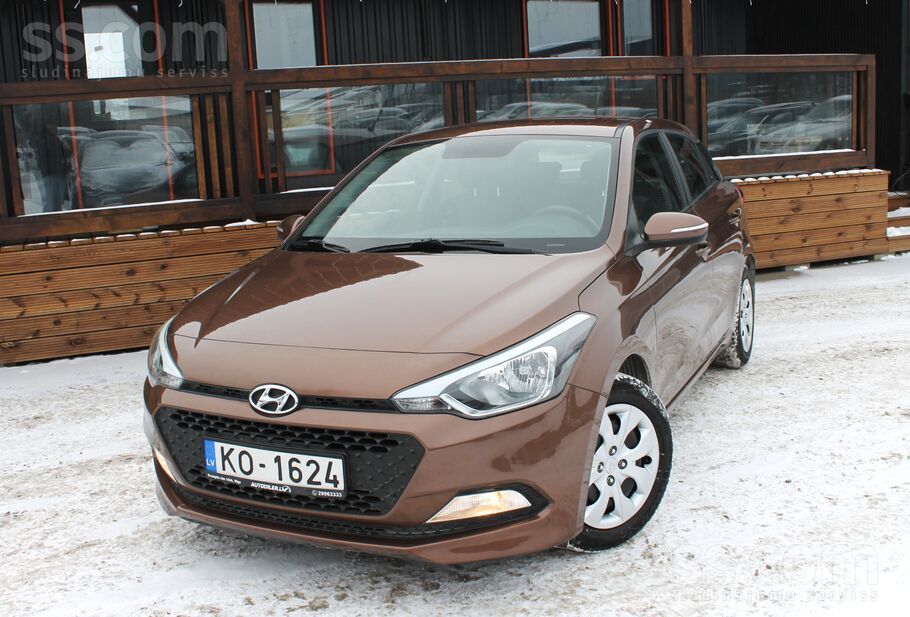 Pārdodu Hyundai i20, 2016.Gada 1.2i Benzīns 55kw motors
Kopts Auto
Gada