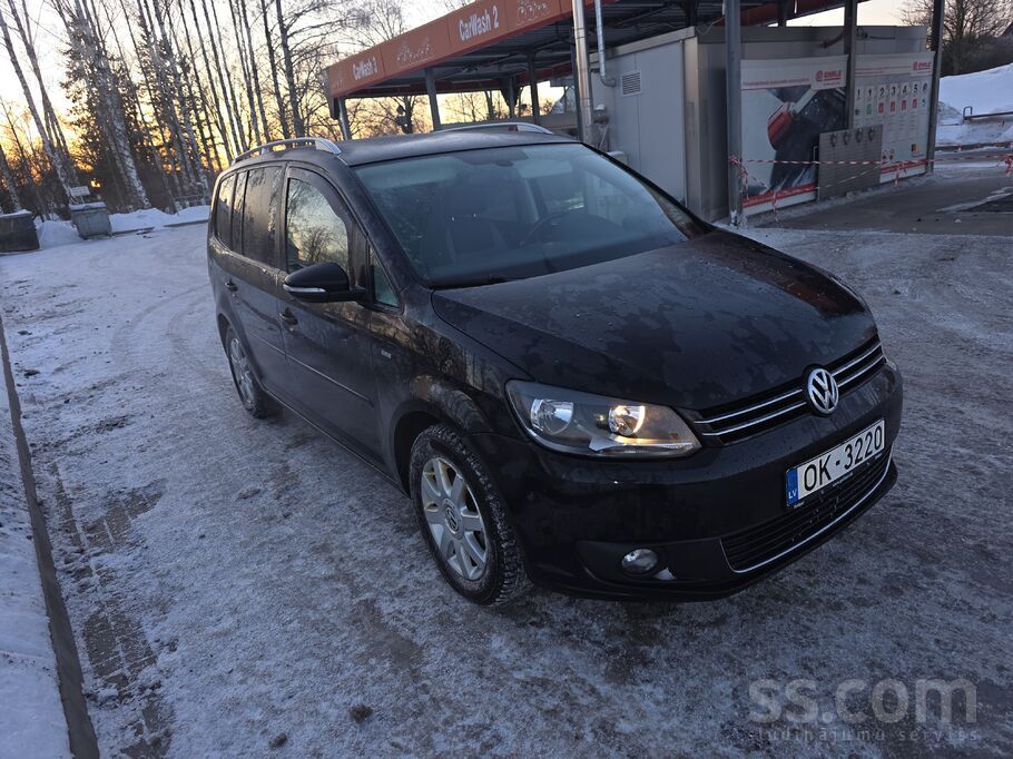Vw Touran Life 7 vietas, 1.6 Tdi dīzelis (77Kw/105Zs)Bez adeblju, Oriģināls