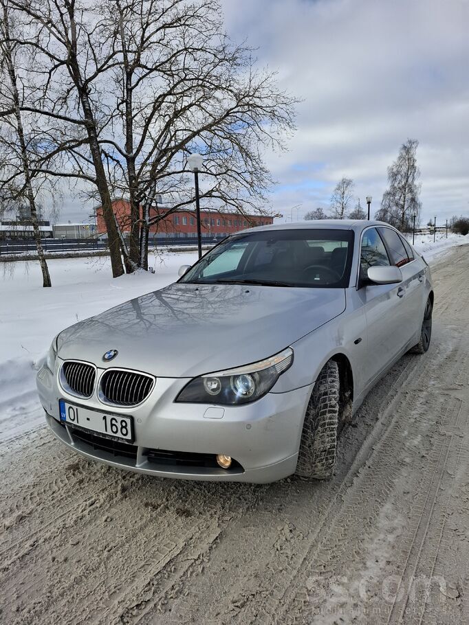 BMW Salīdzinoši sakarīgs E60 sedans, lec pat vislielāk