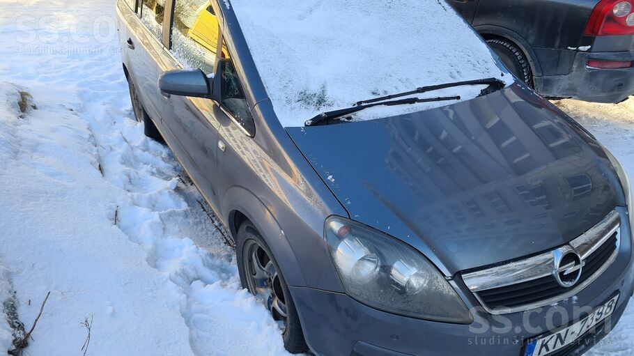 Opel Zafira B 1, 9cdti 88kw ekanomisks un ietilpigs. Tehniskā apskate līdz 2