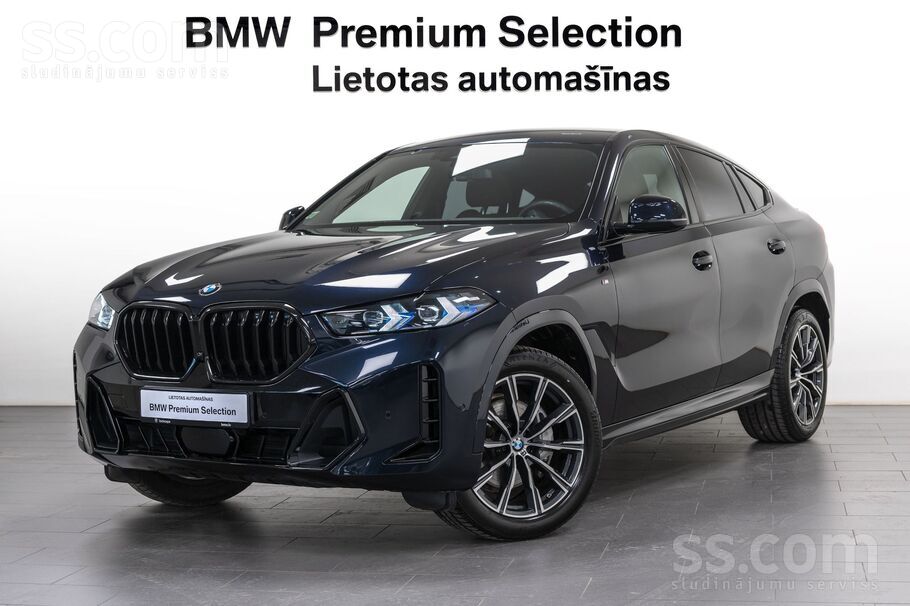 BMW X6 Xdrive30D, M Sport, G06
-Spēkā ražotāja garantija līdz 27.02.2027