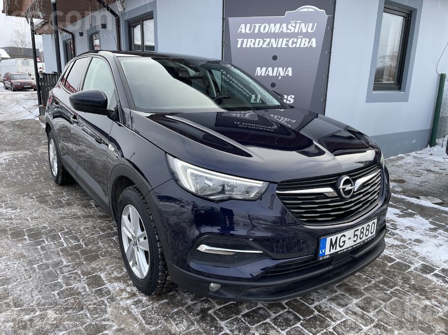 2019 Opel Grandland X ar Pvn 1.2 Benzīns 96kw/131zs ar Automātisko ātrumkārb