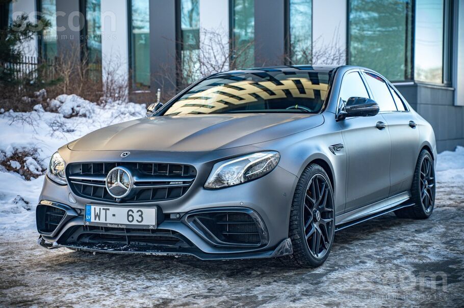 Pārdod Mercedes Benz E63 S Amg, 4.0 benzīns, 450 kw, 603 zs, 4 Matic, automā