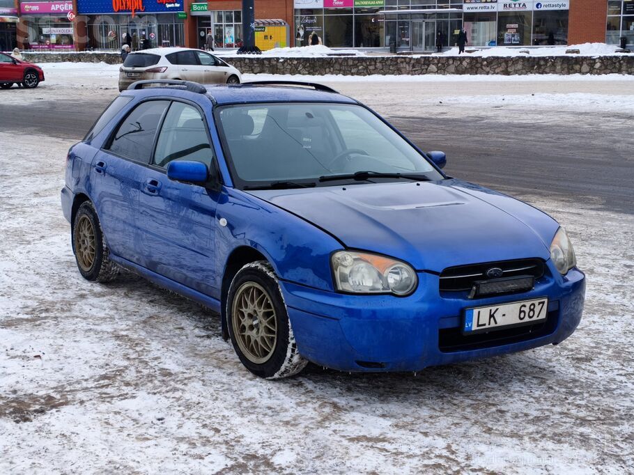 Pārdodu 2003. gada Subaru Impreza ar 2.0 benzīna dzinēju un uzstādītu gāzes
