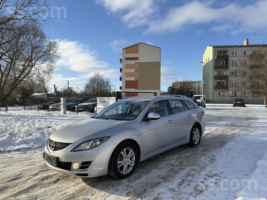 Mazda 6 2009.g. ar 2.0 benzīna dzinēju un 6 ātrumu manuālo ātrumkārbu. Auto