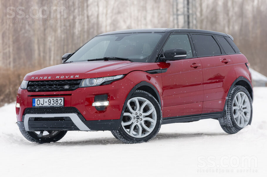 Land rover range rover evoque, awd, 2.2d, 140kw, automāts.
Odometrs 320tkm