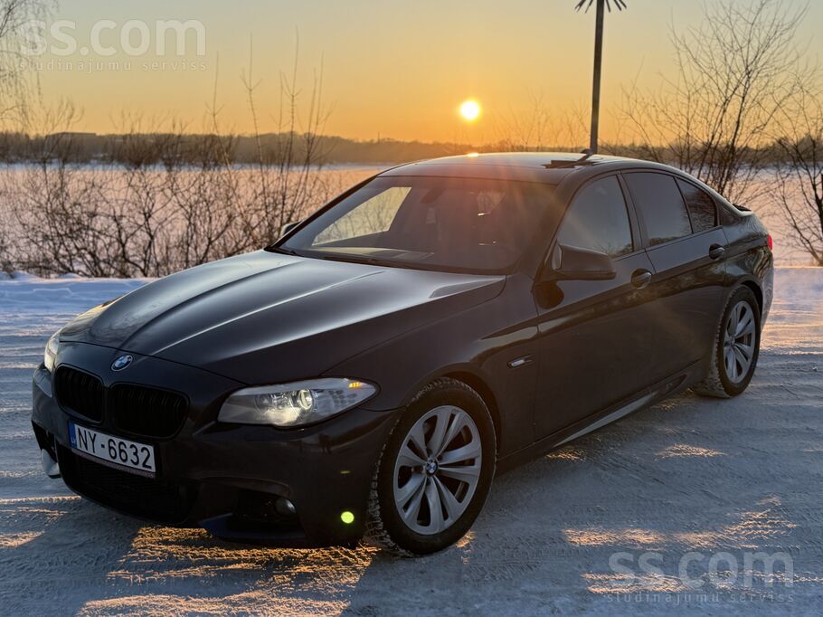 Pārdodu BMW F10 528i xDrive turbo, M sporta paka, 180kW. Nesen nomainīta eļļ