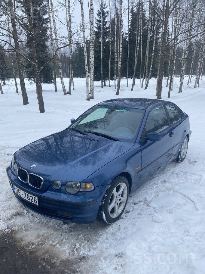 BMW Pārdodas e46 compact ar 2.0d 110kw, manuālā pārens