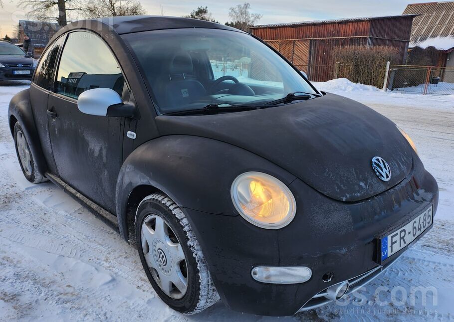 VW Beetle 1, 9D 66Kw, labā stāvoklī, atjaunots salons - sēdekļi, griesti, la