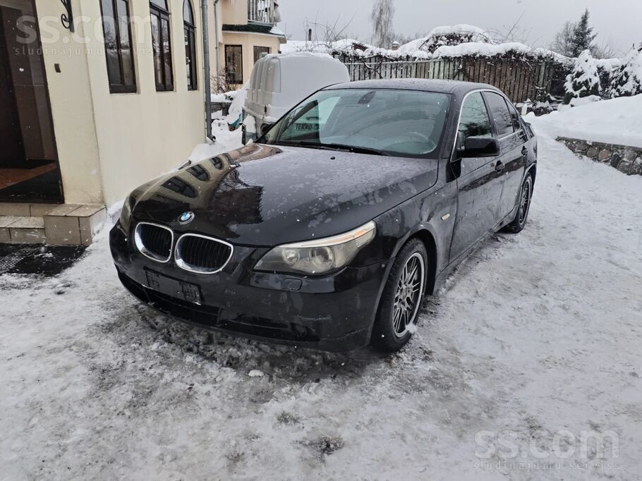 BMW 520d 2006 gads, tehniski normālā stāvoklī, vizuāli defekti.
