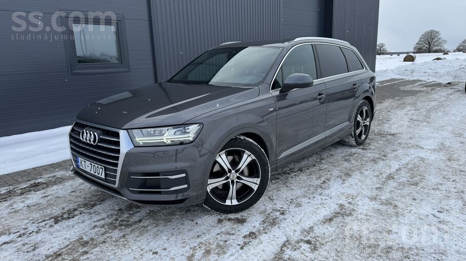 Audi Audi Q7 Quattro, S-Line, Matrix led gaismas, 8pakā