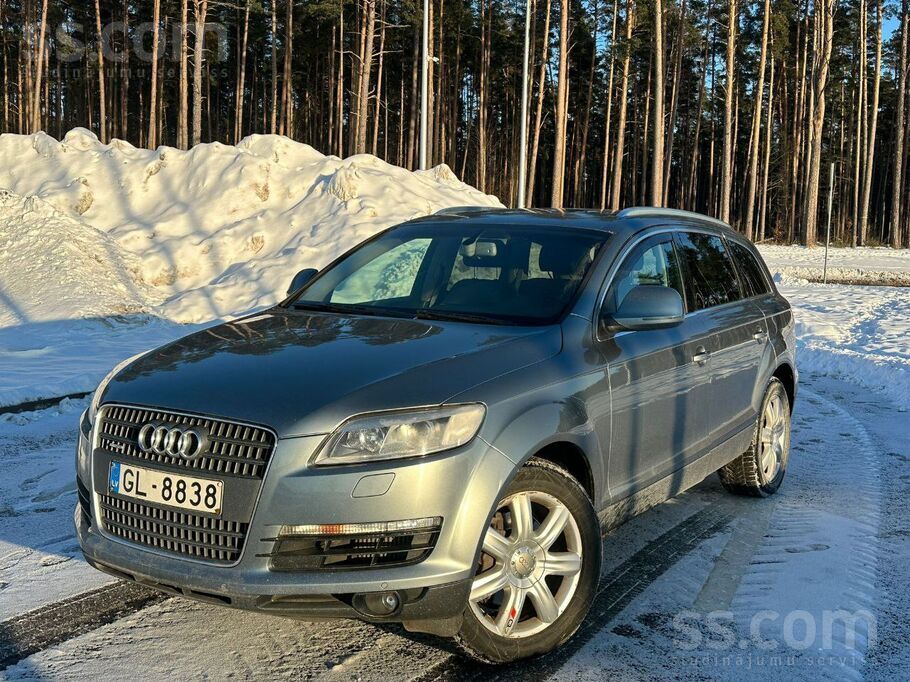 Audi Pārdodu Audi Q7 3.0 Dīzelis. Ādas salons, jauns TA