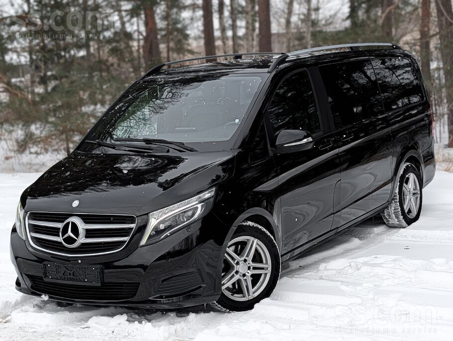 Mercedes-Benz V 250d 7G-Tronic Plus, Long, 190Zs/140Kw, 2015.
Tikko ievests