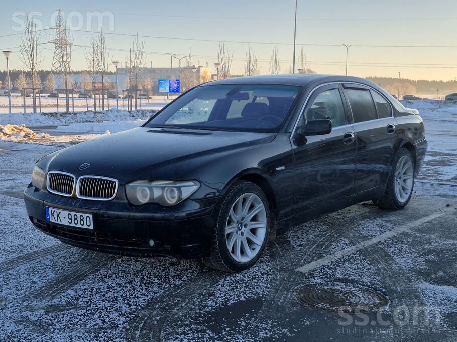Pārdod BMW 740D 190 kw – Ļoti labā tehniskā un vizuālā stāvoklī. Luksusa sed