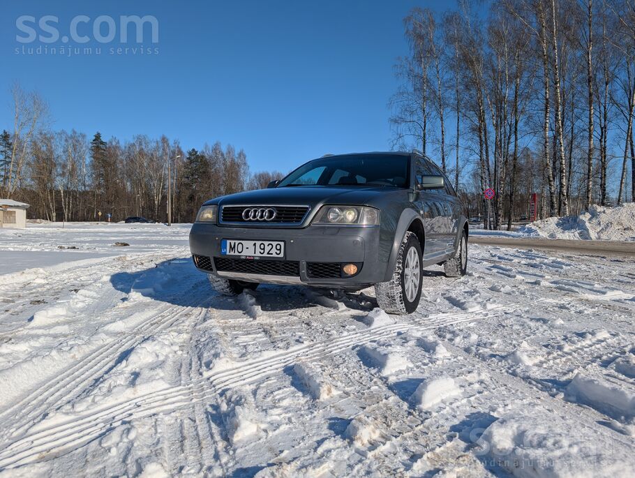 Pārdodu Audi Allroad Quattro 2.5tdi 180z. s. Ļoti labā tehniskā un vizuālā k
