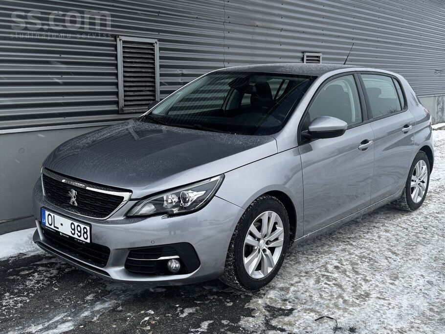 Peugeot 308 1.2turbo 81kw/110zs, mehāniskā ātrumkārba. Jauna iegādāta Latvij