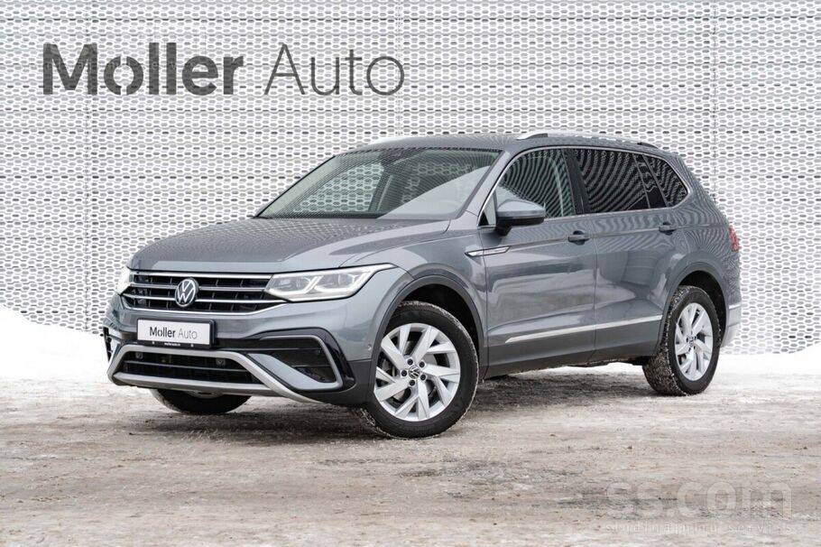 VW Tiguan 2.0Tdi 4motion 7 vietas. Pvn. Latvijas auto. Ražotāja garantija. S