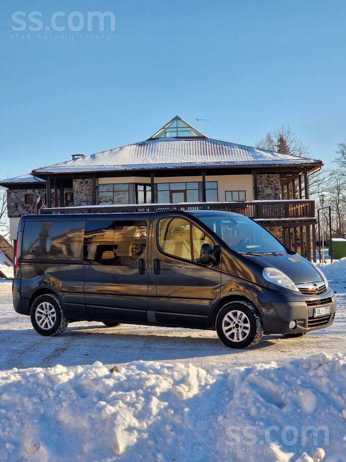Opel Tikko no Somijas. Opel Vivaro 2.5cdti. Bez vinjete