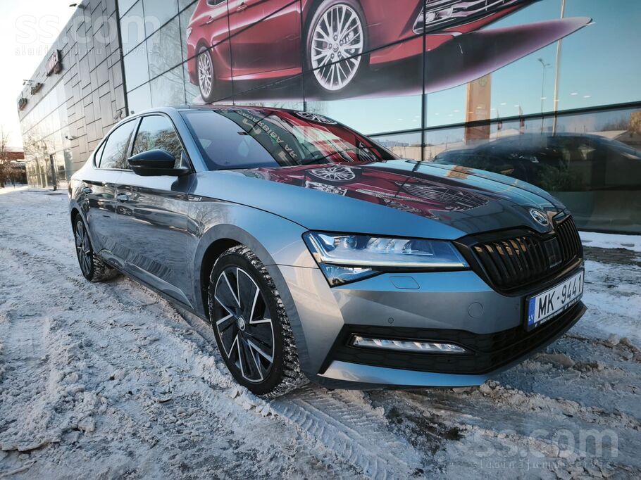 Škoda Superb HB Sportline.
Pirmā reģistrācija : 16.02.2023
Dzinējs : 2.