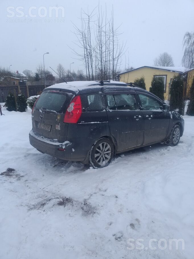 Pardodas mazda5 brauc ruc bremze, motors, karba strada normali ir vizualie s