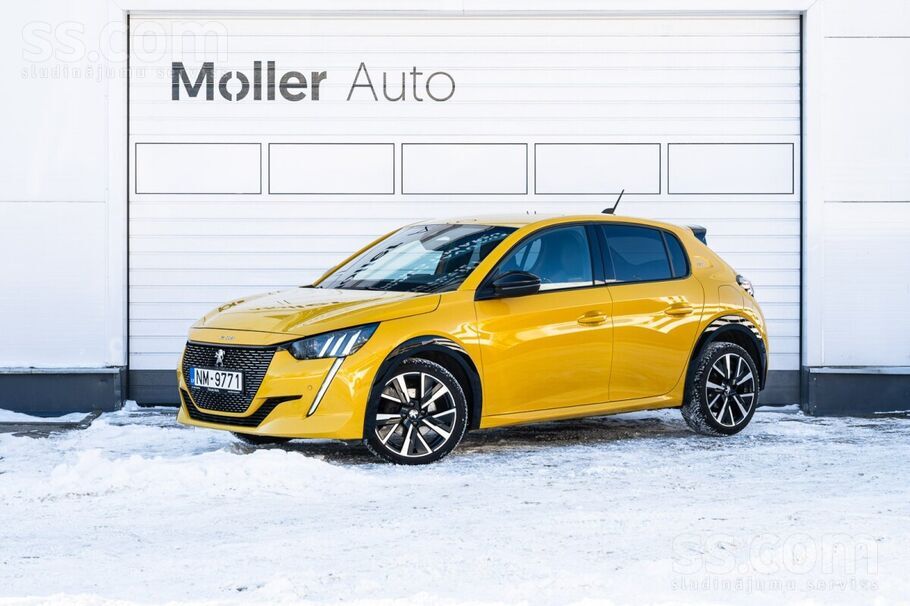 Peugeot 208 1.2 Tsi (100 zs) ar automātisko Pārnesumkārbu.
Moller Auto Lid