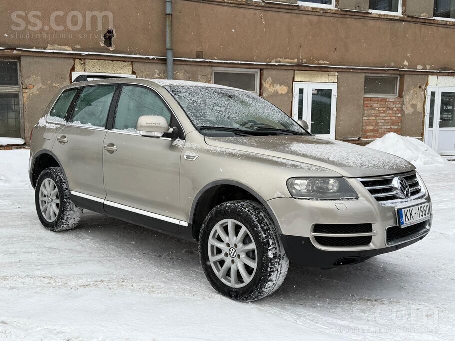 VW Touareg 3.0 dīzelis, Automāts. 165kW, bez pneimo.
Lec perfekti, arī -22