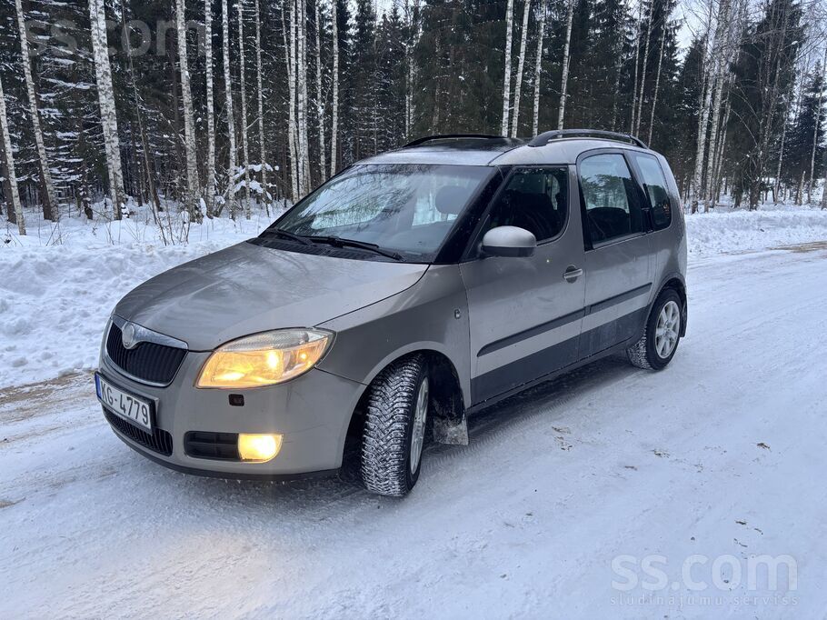 Pārdodu 2007. gada Škoda Roomster ar 1.9 Tdi 77kW motoru. 
Tehniski labā st