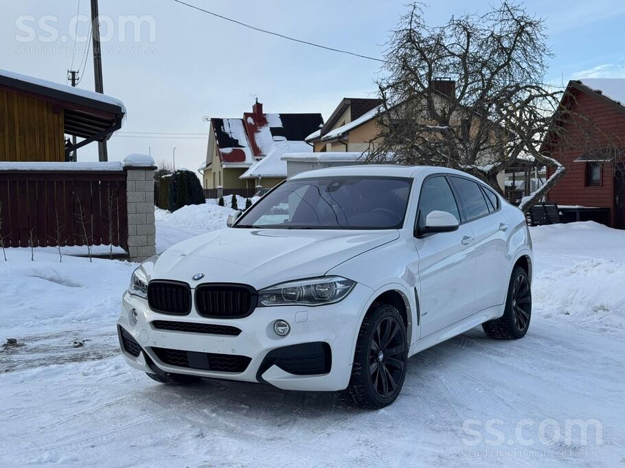 BMW Pardodu BMW X6 M-Paket ar 3.0D-190Kw motoru. Mašin