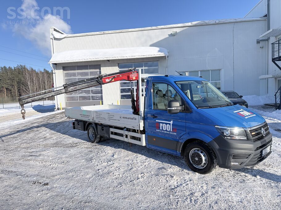 Volkswagen 26450+Pvn Crafter ar kravas kasti un jaudīgu Fassi
