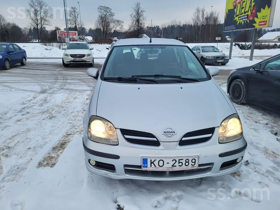 Pārdodu Nissan Almera Tino 2.2 dīzels 82 kw.
Uzliktas jaunas ziemas riepas