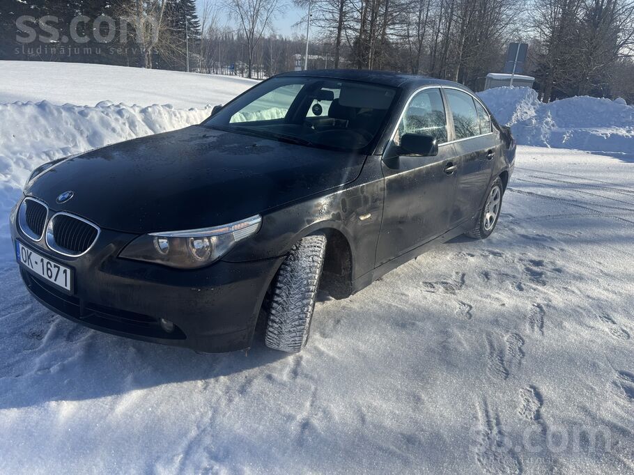BMW Kamēr vel ir ziema pieejams bīteris e60 525d autom