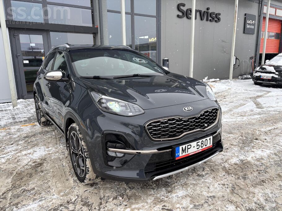 Lietots, ražotāja garantija, pilna servisa vēsture - Kia Sportage 1.6 T-Gdi