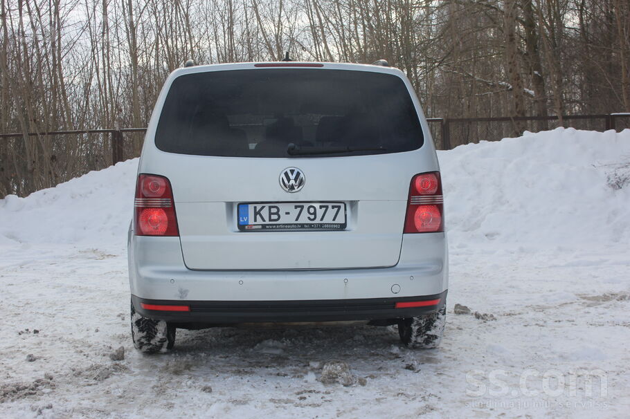 Volkswagen Tiek tirgots labs VW Touran transportlīdzeklis, ar