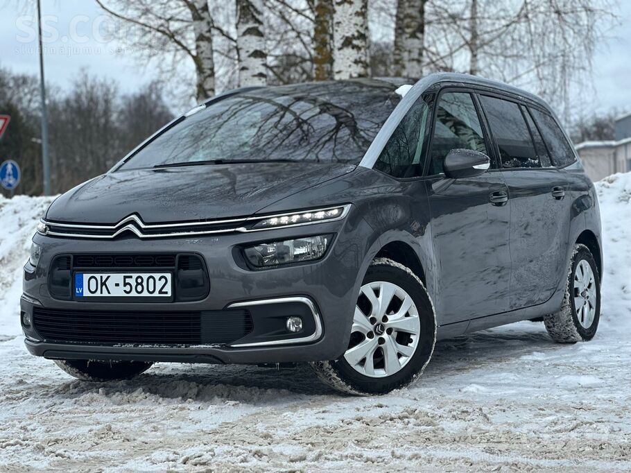 C4 Spacetourer. 7 Vietas, Benzīns 1.2i 96kW, Ieviests no Belģijas, bez nobra