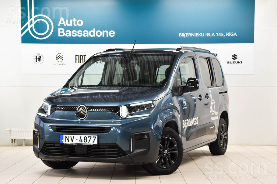 Citroen Berlingo L1 Shine, 1.5 Bluehdi 130 ZS (96 kW) dzinējs, astoņpakāpju