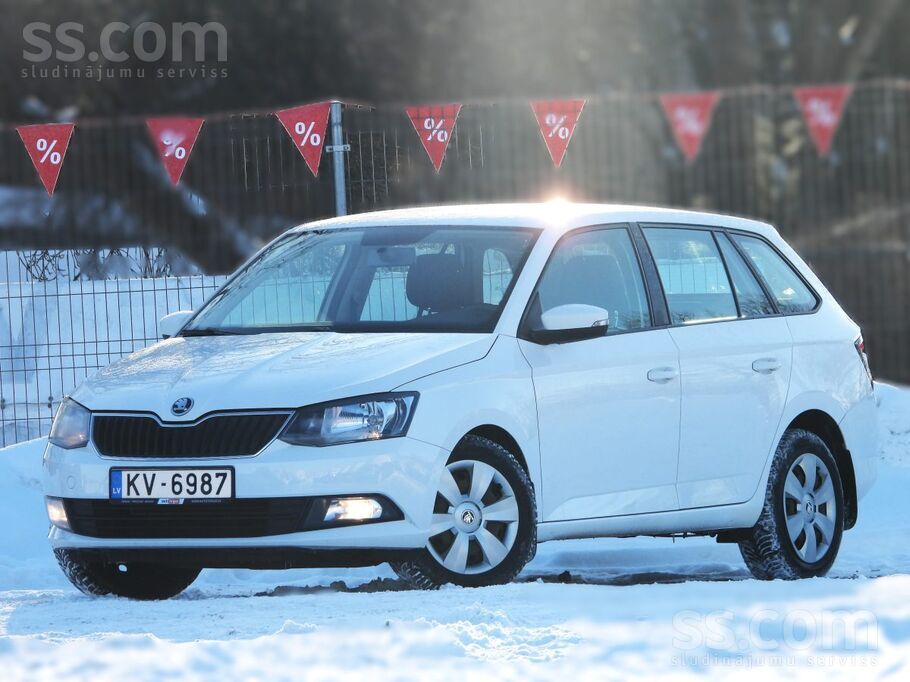 Skoda Škoda Fabia, 2017. gada, ar 1.4 Tdi dīzeļdzinēju. 