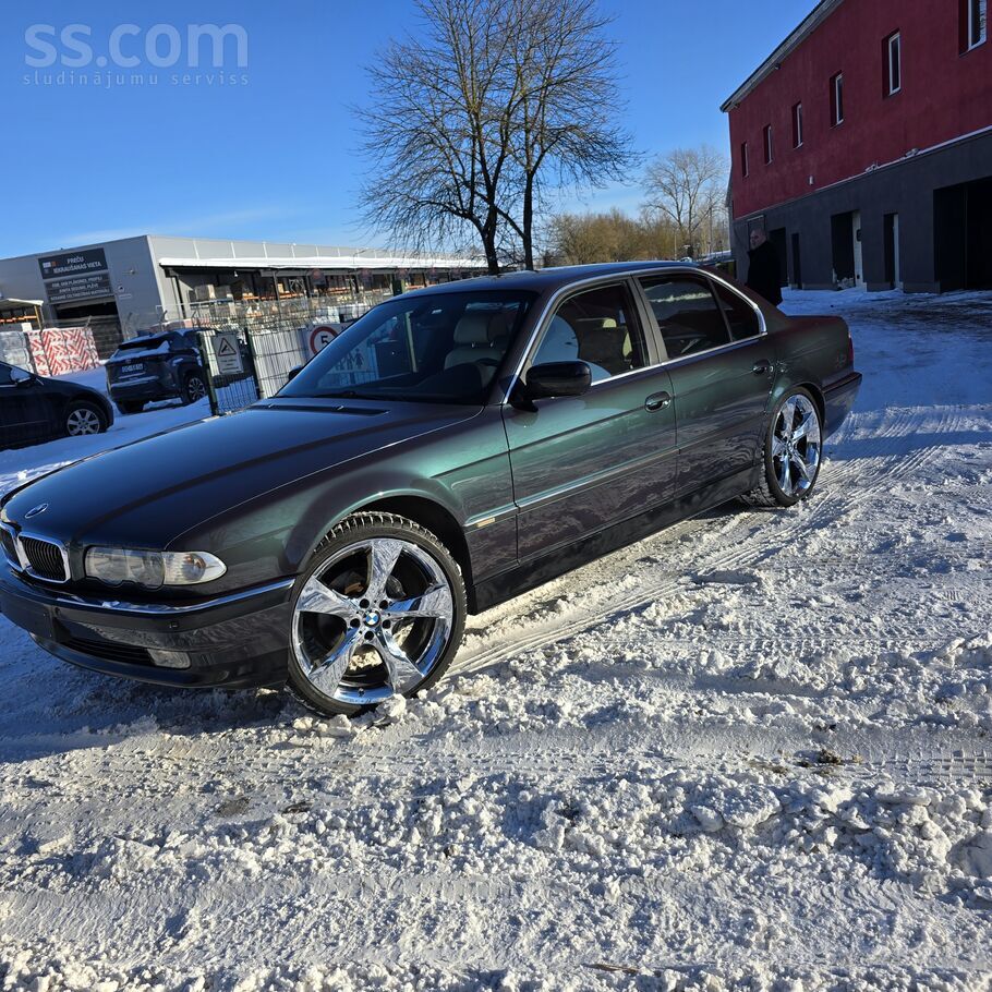 BMW Pārdodas BMW E38 730d individul ar Scarabaeusgreen