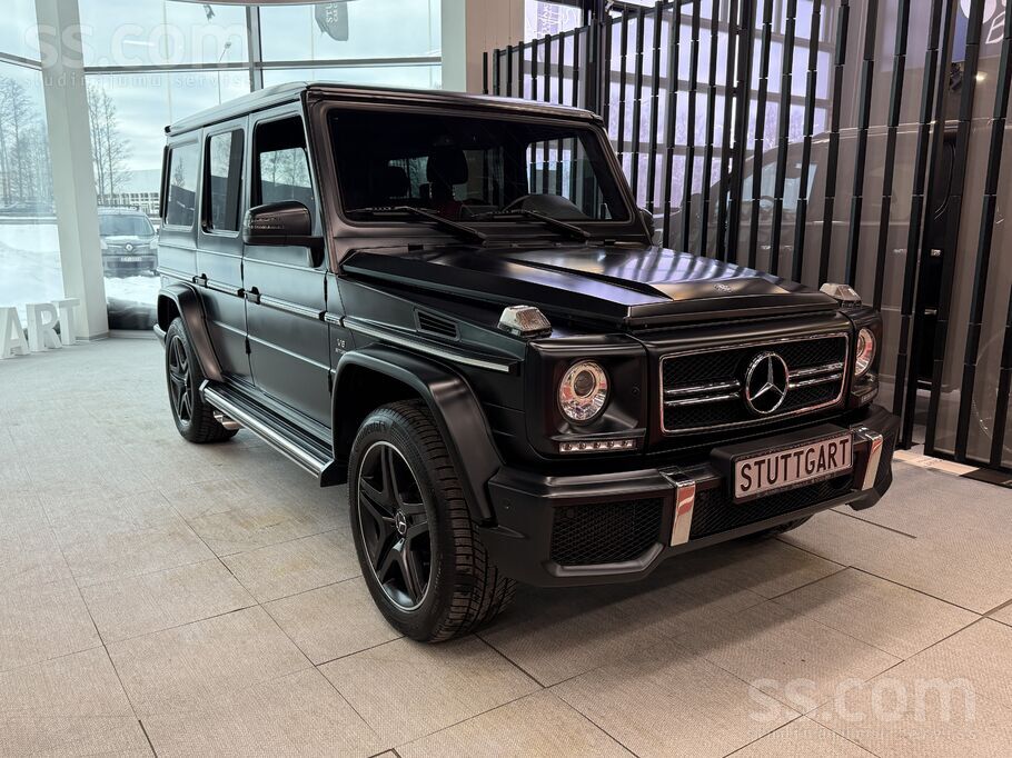 Mercedes-Benz G-63-Amg labā vizuālā un tehniskā stāvoklī. A/m atrodas rīgā u