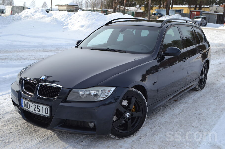 BMW Bmw 320d e91 M-sportpaket. Carbonschwarz metallic.