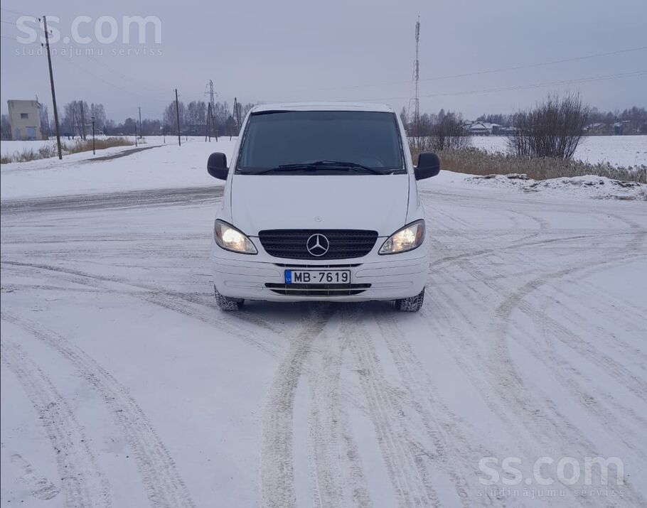 Mercedes Ietilpīgs un uzticams darba auto. Vienmēr viss tik