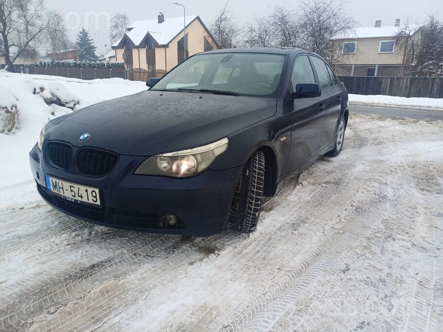 BMW E60 ar jaunu TA. Nodoklis nomaksáts pa 2026 gadu. 