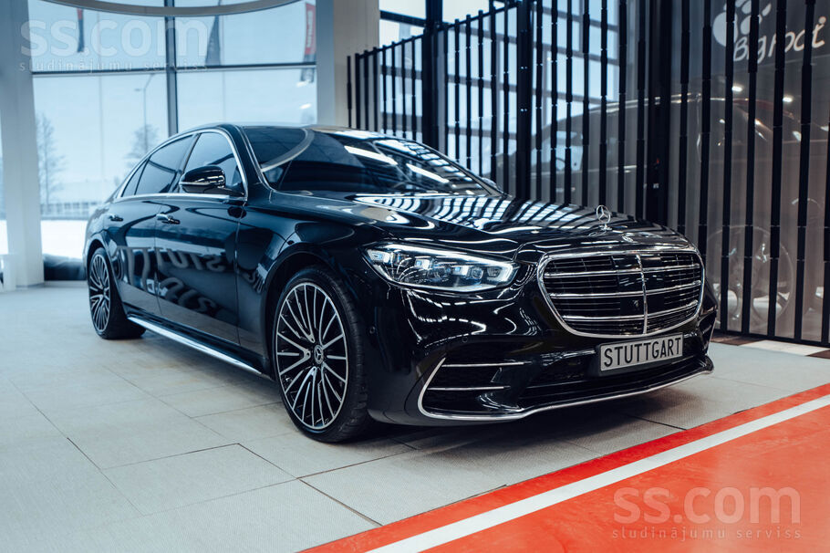 Mercedes-Benz S400 D Long 4Matic , teicamā vizuālā un tehniskā stāvoklī. A/m