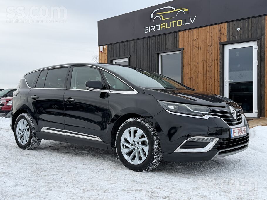 Renault Espace 1.6 dīzelis 160 z. s, 7-sēdvietas. Latvijā nav ekspluatēts.