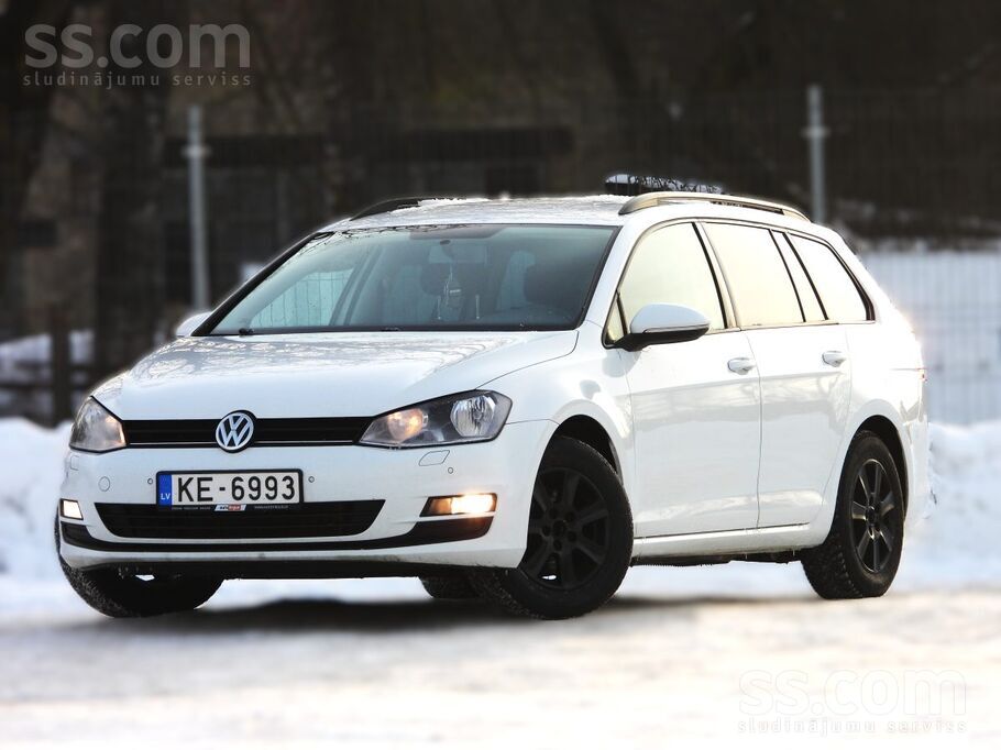 Volkswagen VW Golf 7 ar 1.6 litru dīzeļdzinēju un manuālo tra