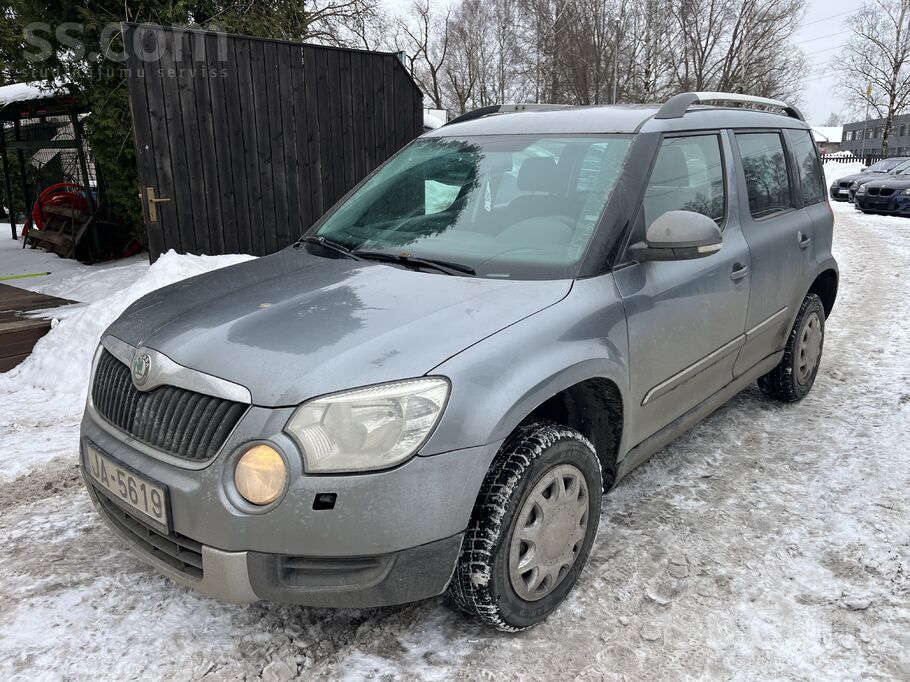 Škoda Yeti 1.2 benzīns 77kw 2012 gads. TA 10.2026. Vienkāršs uzticams un gat