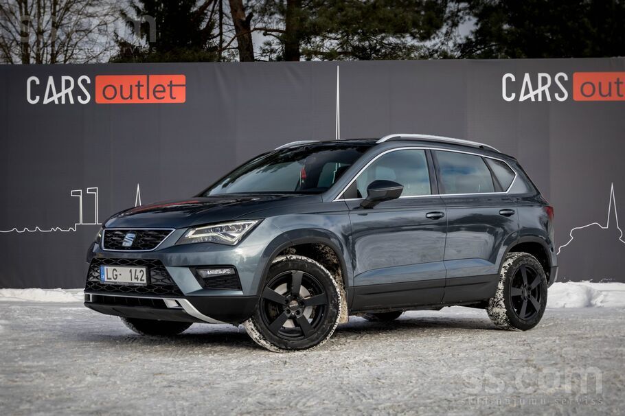 Seat Ateca ar 1.4 litru dīzeļdzinēju un automātisko transmisiju. 110kw.