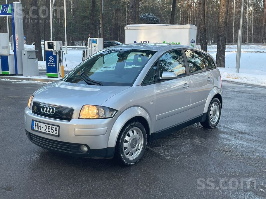 Audi A2, ekonomisks 1.4 benzīns, mehāniskā ātrumkārba, lēts eksplotācijā, vi