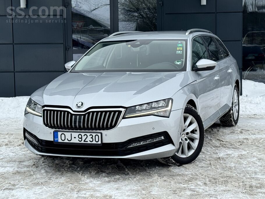 Skoda Superb 2.0tdi 150zs, automāts, facelift. Jauna Tehniska apskate uz div