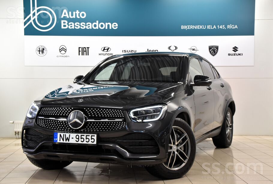 Mercedes Benz Glc 200d 4Matic, Dīzeļa dzinējs 120Kw/163Zs, Amg pakotne, Face