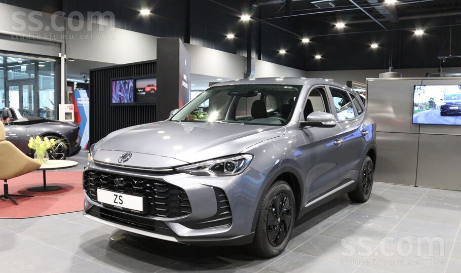 Piedāvājam MG ZS Hybrid+. 1.5 benzīna/hibrīda dzinējs. 145Kw/197Zs. Stan